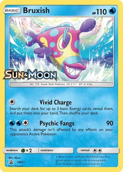 Bruxish (Prerelease) — Sun & Moon Promo SM11