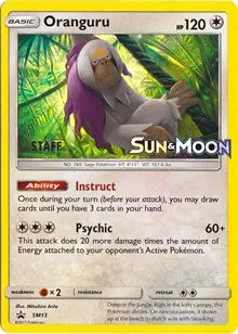 Oranguru (Staff Prerelease) — Sun & Moon Promo SM13