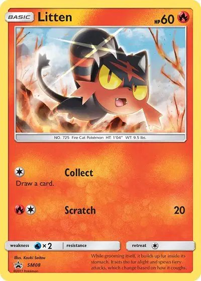 Litten — Sun & Moon Promo SM08