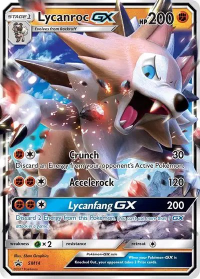 Lycanroc GX — Sun & Moon Promo SM14