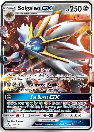 Solgaleo GX — Sun & Moon Promo SM16