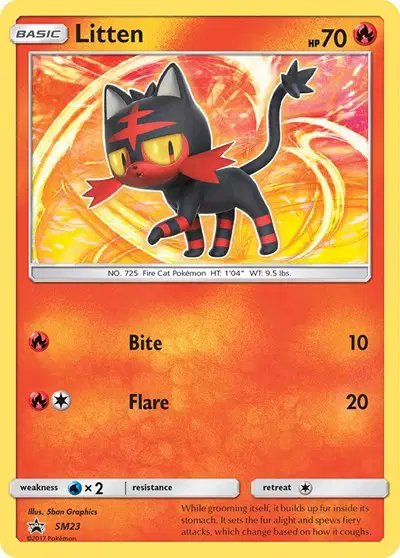 Litten — Sun & Moon Promo SM23