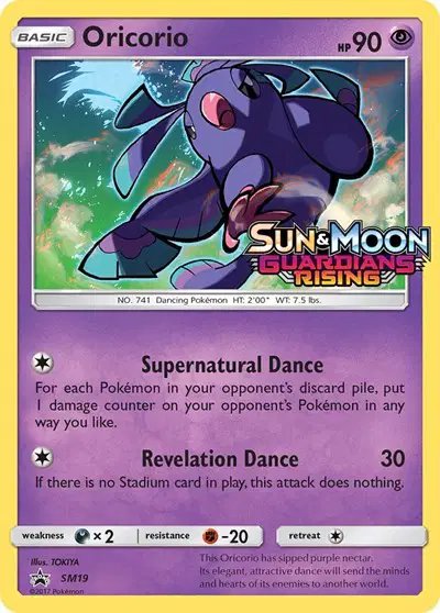 Oricorio (Prerelease) — Sun & Moon Promo SM19