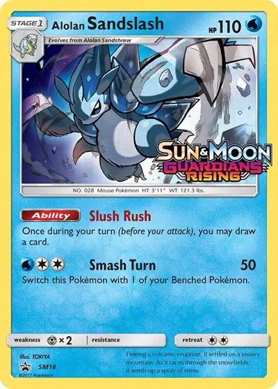 Alolan Sandslash (Prerelease) — Sun & Moon Promo SM18