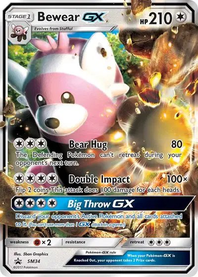Bewear GX — Sun & Moon Promo SM34