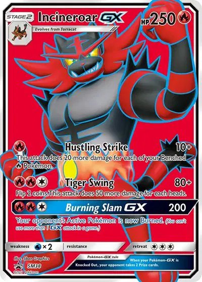 Incineroar GX — Sun & Moon Promo SM38