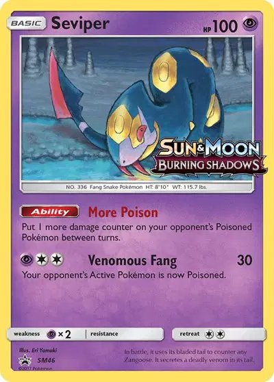 Seviper (Prerelease) — Sun & Moon Promo SM46