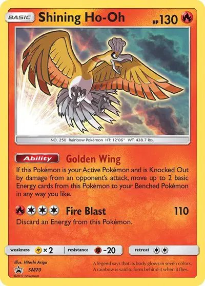 Shining Ho-oh — Sun & Moon Promo SM70