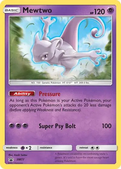 Mewtwo — Sun & Moon Promo SM77