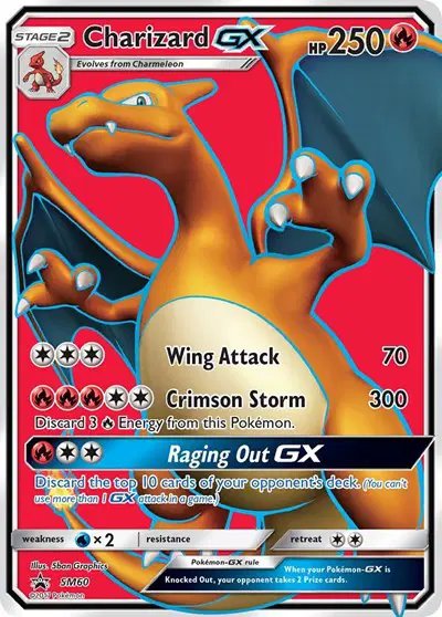 Charizard GX — Sun & Moon Promo SM60