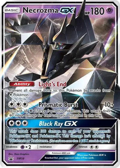 Necrozma GX — Sun & Moon Promo SM58