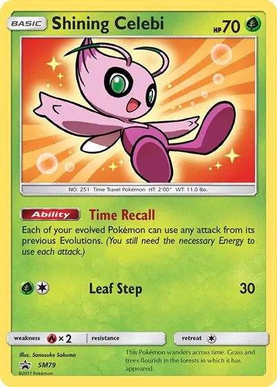 Shining Celebi — Sun & Moon Promo SM79
