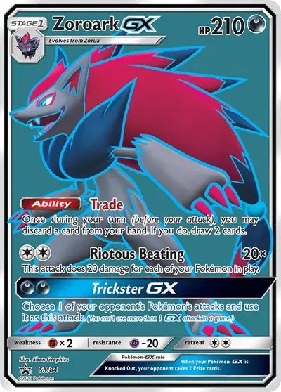 Zoroark GX — Sun & Moon Promo SM84