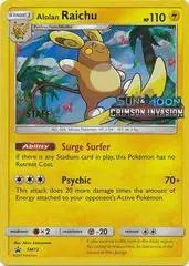 Alolan Raichu (Staff Prerelease) — Sun & Moon Promo SM72
