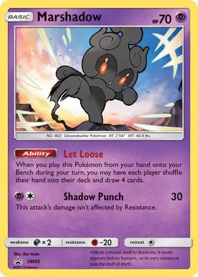 Marshadow — Sun & Moon Promo SM85