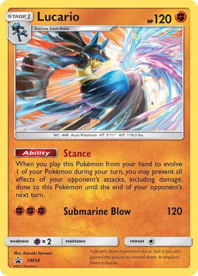 Lucario — Sun & Moon Promo SM54