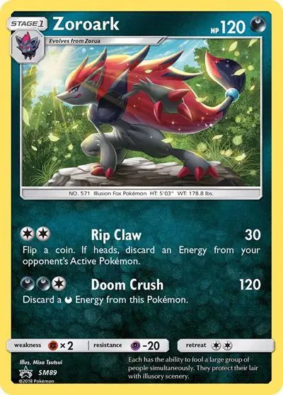 Zoroark — Sun & Moon Promo SM89