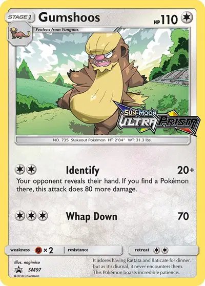 Gumshoos (Prerelease) — Sun & Moon Promo SM97
