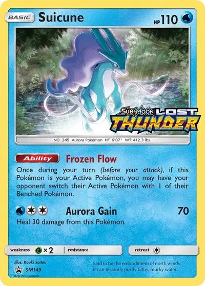Suicune (Prerelease) — Sun & Moon Promo SM149