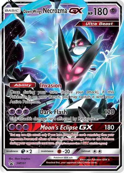 Dawn Wings Necrozma GX — Sun & Moon Promo SM101