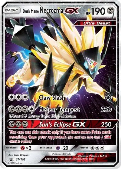 Dusk Mane Necrozma GX — Sun & Moon Promo SM102