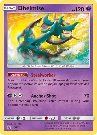 Dhelmise — Sun & Moon Promo SM53