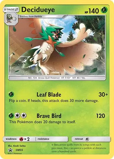 Decidueye — Sun & Moon Promo SM55