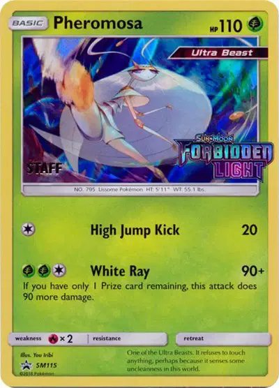 Pheromosa (Staff Prerelease) — Sun & Moon Promo SM115