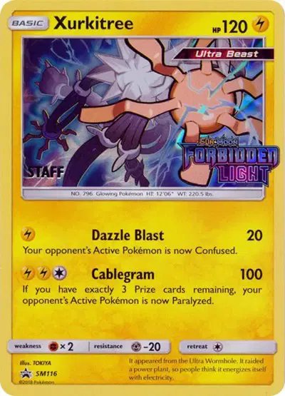 Xurkitree (Staff Prerelease) — Sun & Moon Promo SM116