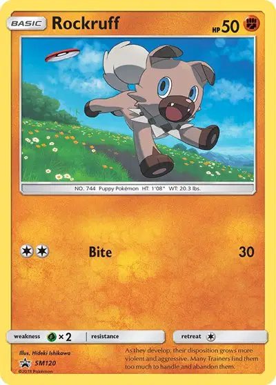 Rockruff — Sun & Moon Promo SM120