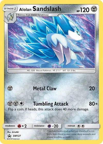 Alolan Sandslash — Sun & Moon Promo SM127