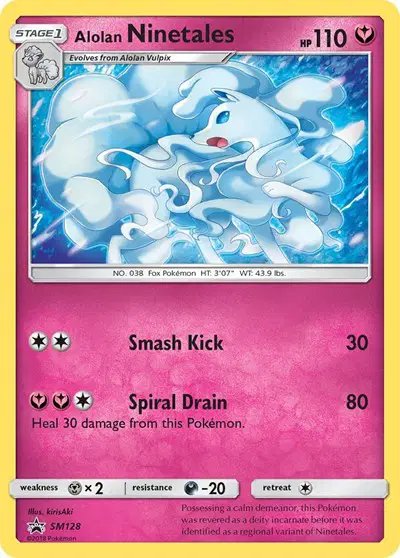 Alolan Ninetales — Sun & Moon Promo SM128