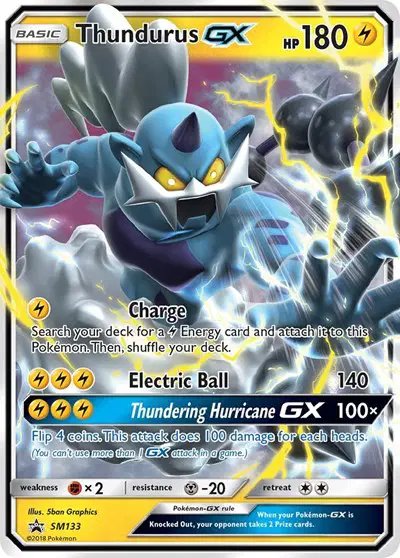 Thundurus GX — Sun & Moon Promo SM133