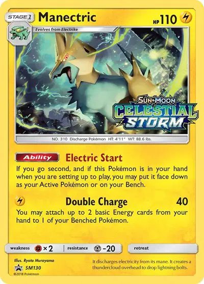 Manectric (Prerelease Promo) — Sun & Moon Promo SM130