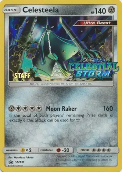 Celesteela (Staff Prerelease) — Sun & Moon Promo SM131