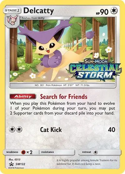 Delcatty (Prerelease) — Sun & Moon Promo SM132