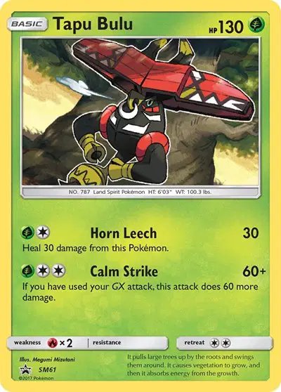 Tapu Bulu — Sun & Moon Promo SM61