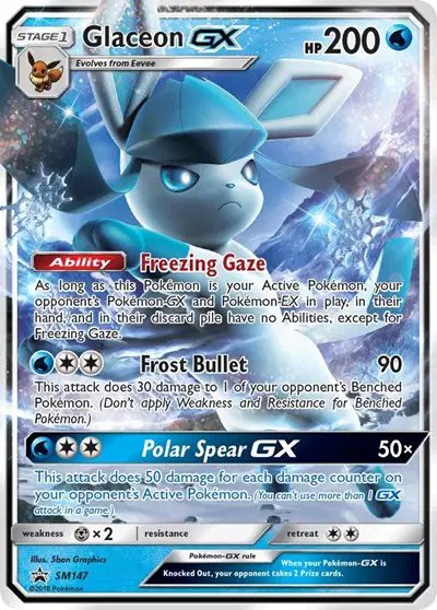 Glaceon GX — Sun & Moon Promo SM147