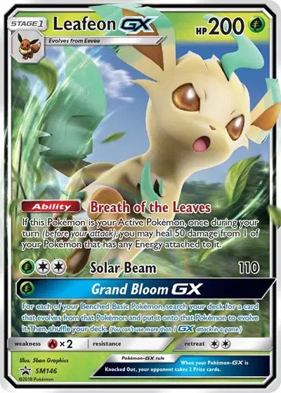 Leafeon GX — Sun & Moon Promo SM146