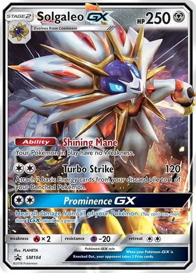 Solgaleo GX — Sun & Moon Promo SM104