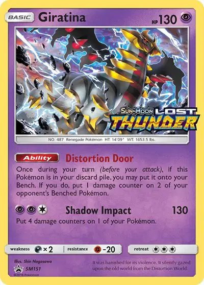 Giratina (Prerelease) — Sun & Moon Promo SM151