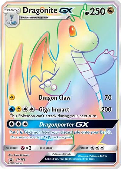 Dragonite GX — Sun & Moon Promo SM156