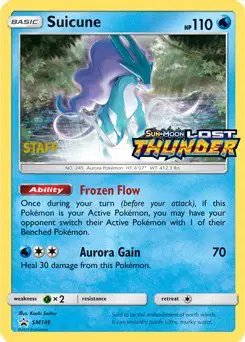 Suicune (Staff Prerelease) — Sun & Moon Promo SM149