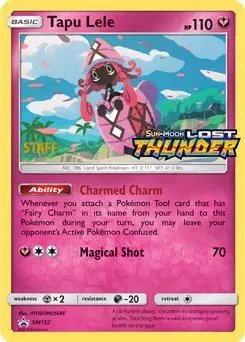 Tapu Lele (Staff Prerelease) — Sun & Moon Promo SM152