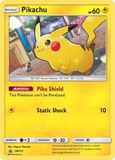 Pikachu — Sun & Moon Promo SM157