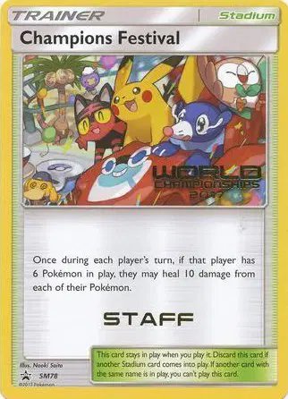 Champions Festival (2017) [Staff] — Sun & Moon Promo SM78