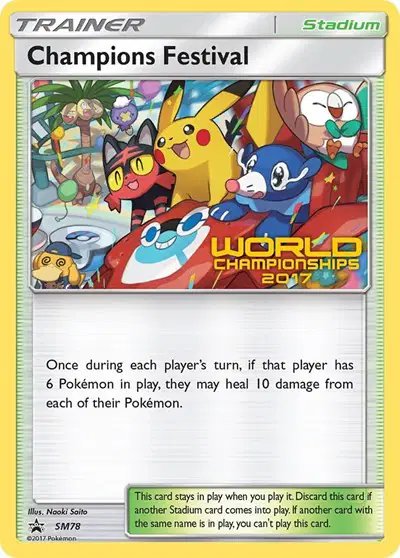 Champions Festival (2017) — Sun & Moon Promo SM78