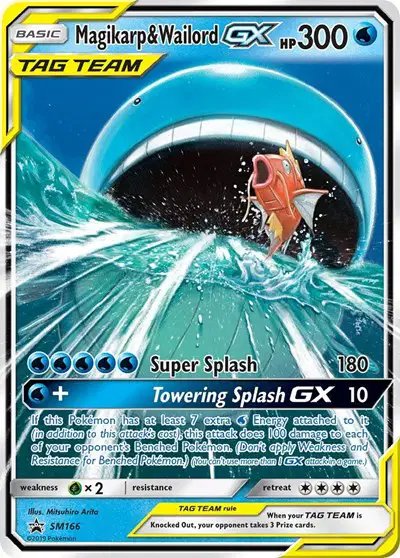 Magikarp & Wailord GX — Sun & Moon Promo SM166