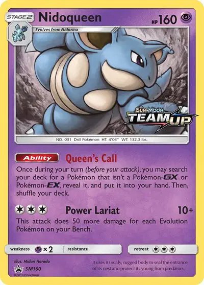 Nidoqueen (Prerelease) — Sun & Moon Promo SM160