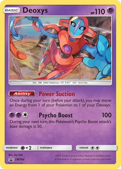 Deoxys — Sun & Moon Promo SM164
